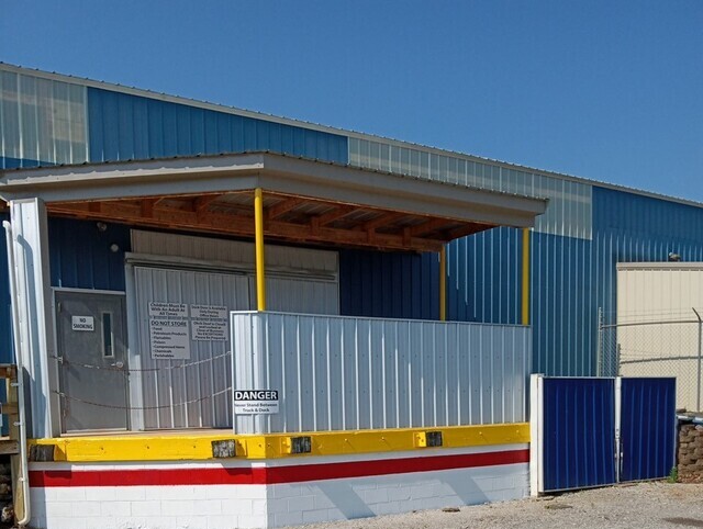 Exterior of an Industrial Building in Sunlight